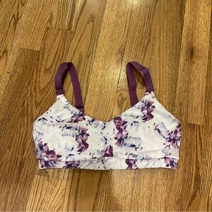 Ollie Gray nursing & pumping bra, The Anywhere bra purple print